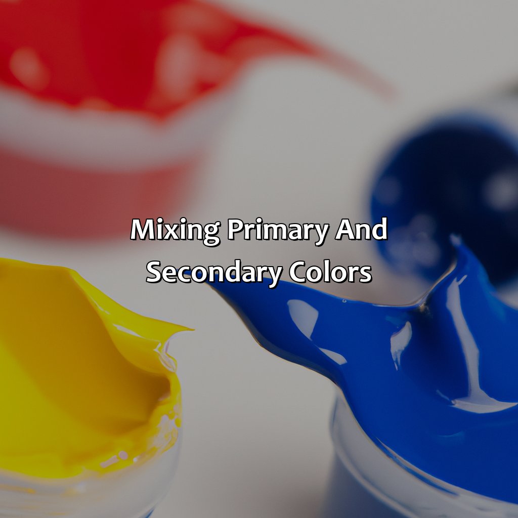 Mixing Primary And Secondary Colors  - Red And Green And Blue Is What Color, 