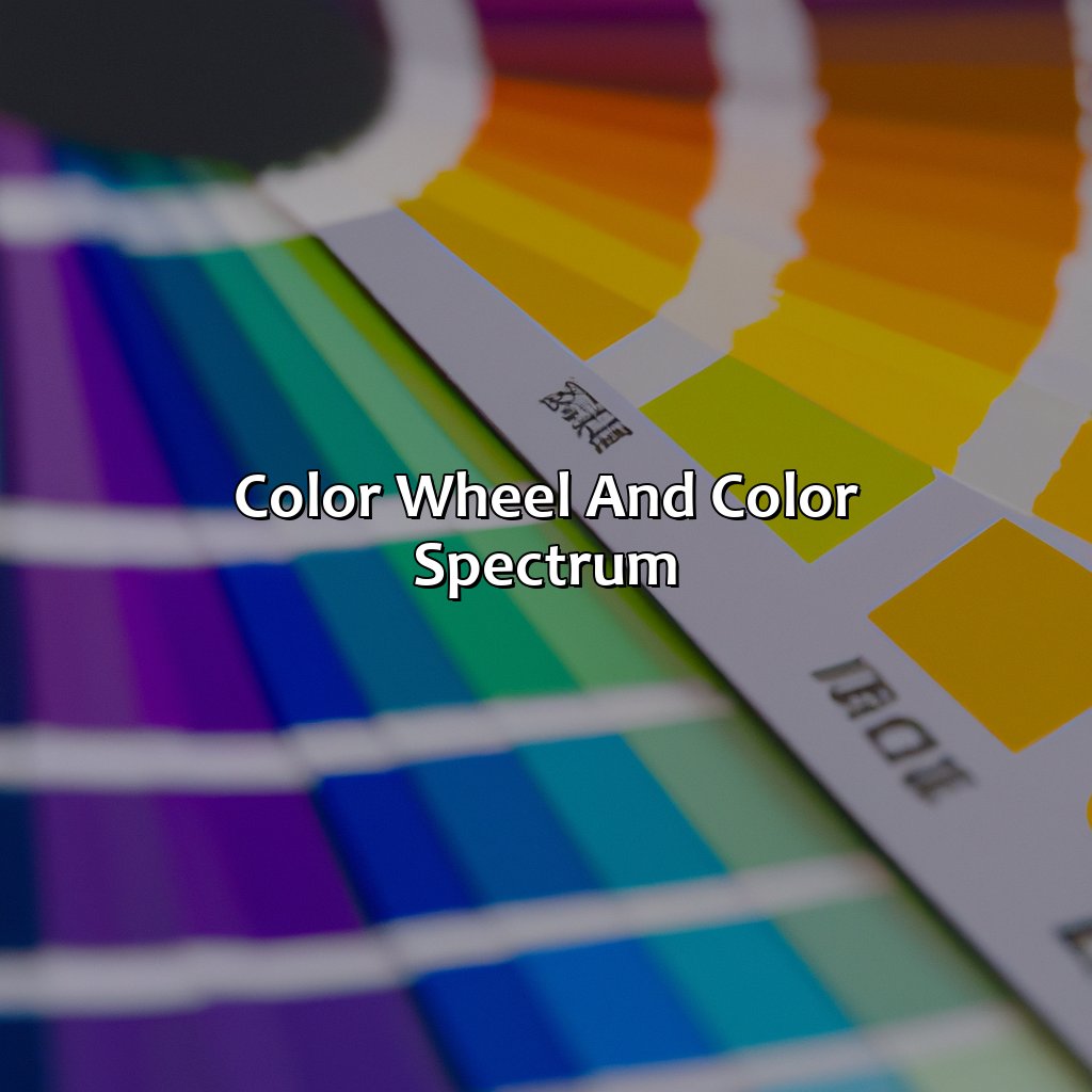 Color Wheel And Color Spectrum  - Red And Purple Make What Color, 
