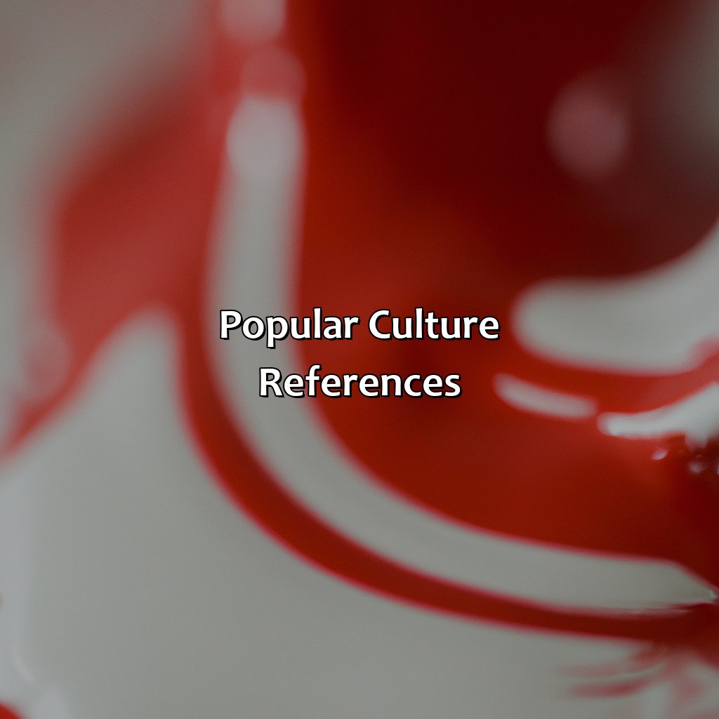 Popular Culture References  - Red And White Make What Color, 