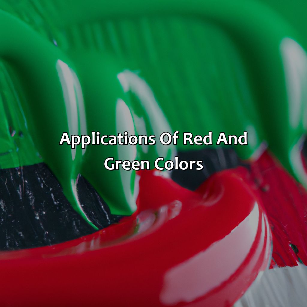 Applications Of Red And Green Colors  - Redandgreen Makes What Color, 