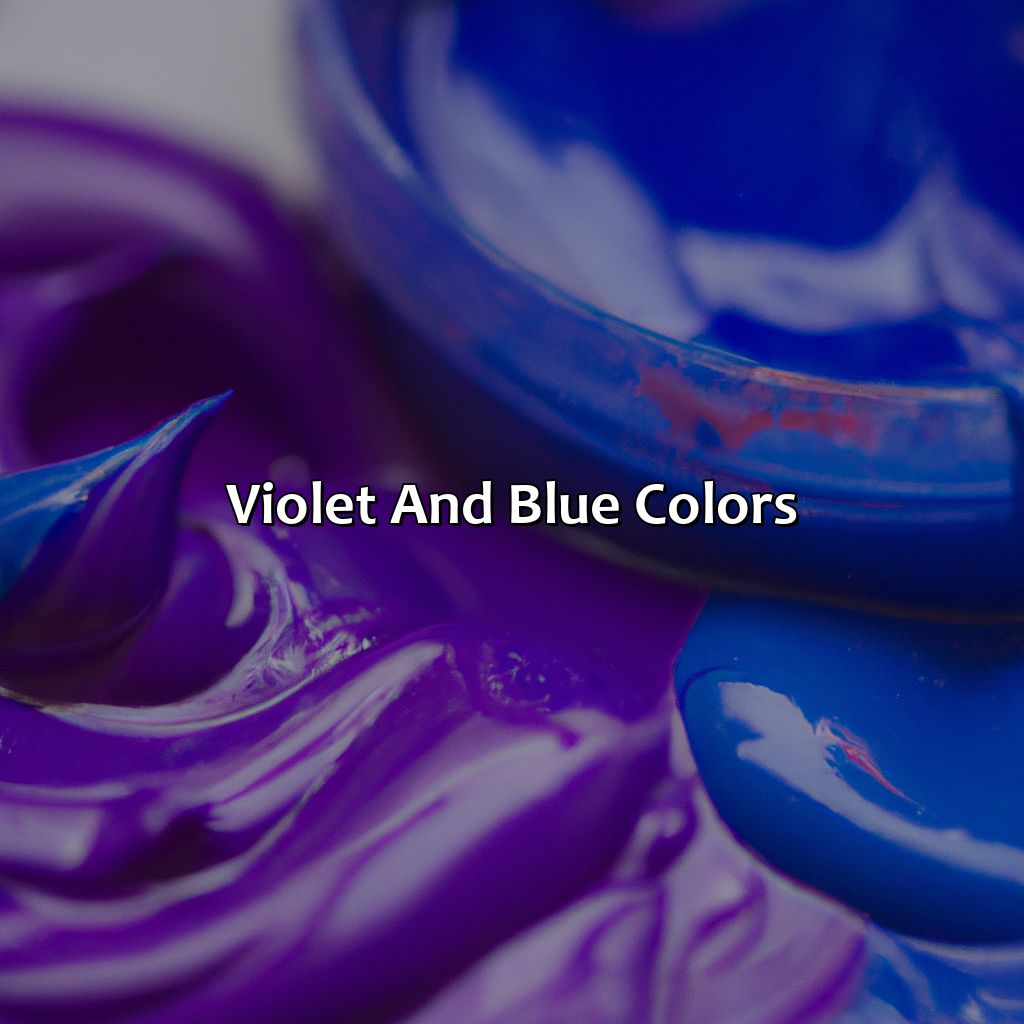 Violet And Blue Colors  - Violet And Blue Make What Color, 