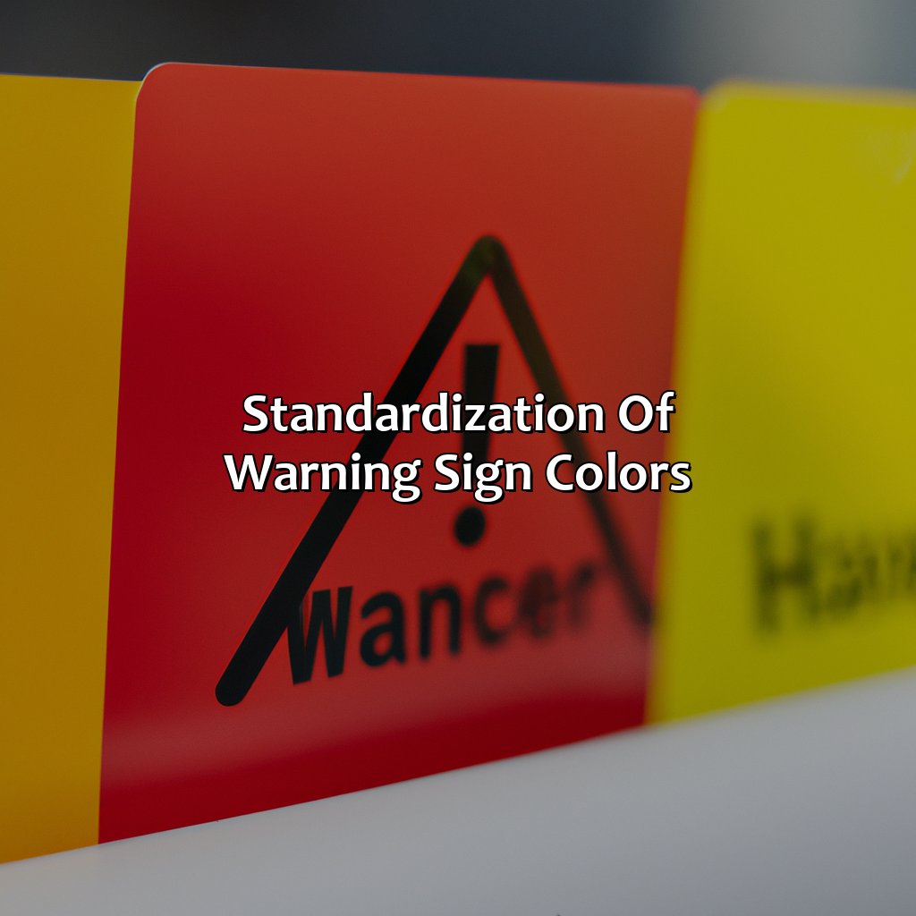 Standardization Of Warning Sign Colors  - Warning Signs Are What Color, 