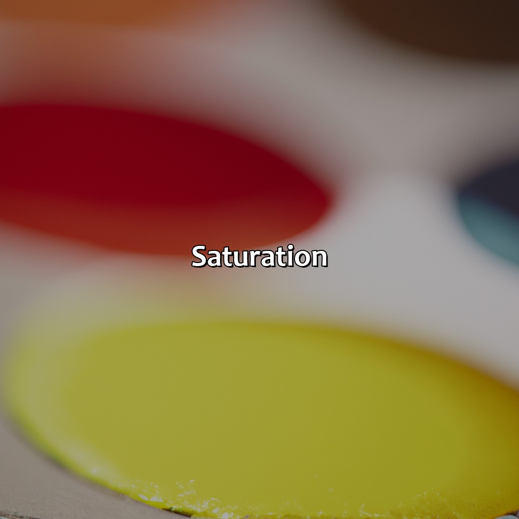 Saturation  - What Are The 3 Properties Of Color, 