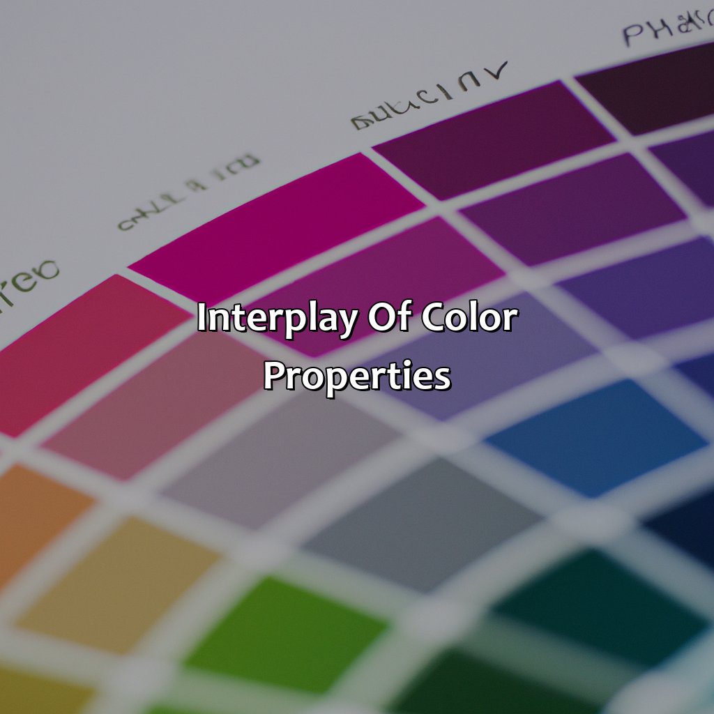 Interplay Of Color Properties  - What Are The 3 Properties Of Color, 