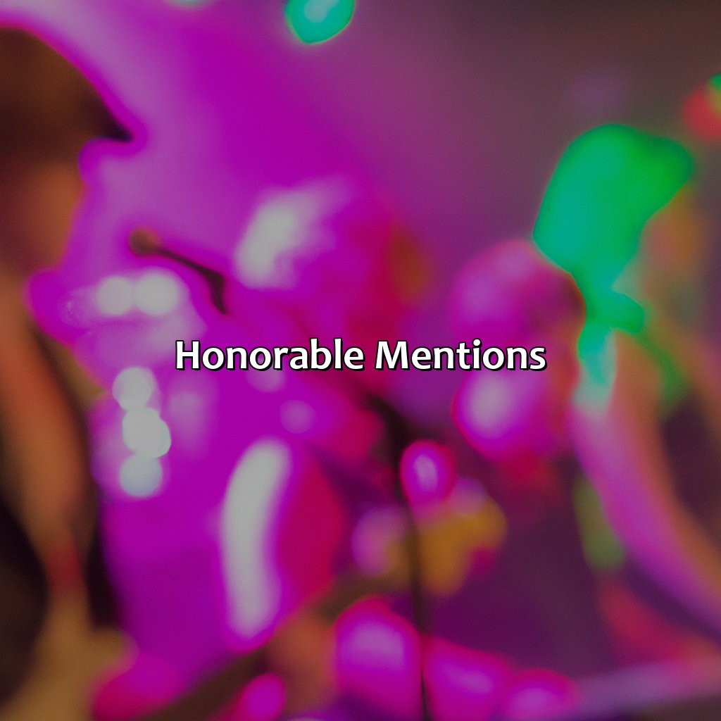 Honorable Mentions  - What Are The Best Rock Bands With A Color In Their Name?, 