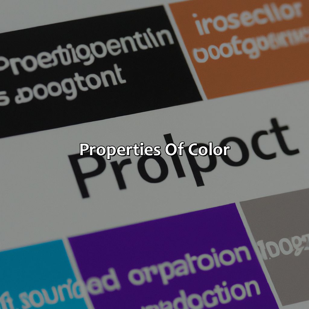 Properties Of Color  - What Are The Three Properties Of Color, 