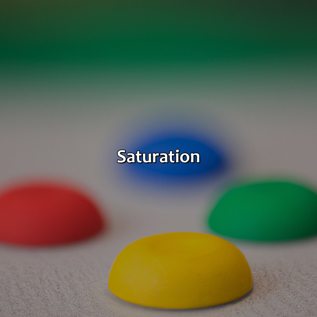 Saturation  - What Are The Three Properties Of Color?, 