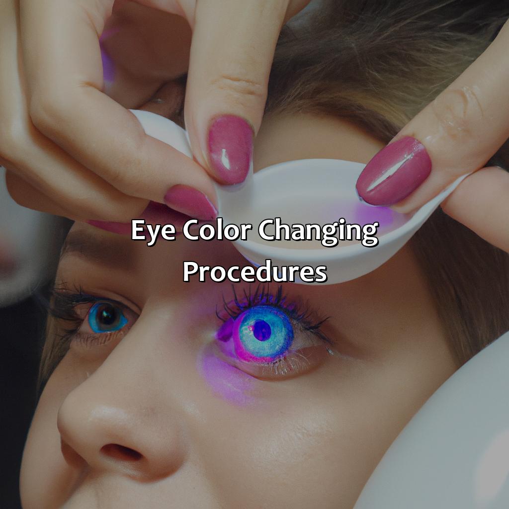 Eye Color Changing Procedures  - What Causes Eye Color To Change, 
