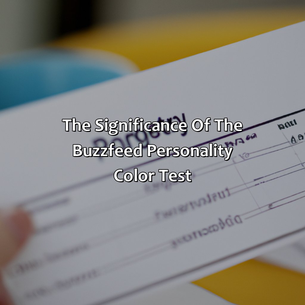 The Significance Of The Buzzfeed Personality Color Test  - What Color Am I Buzzfeed, 