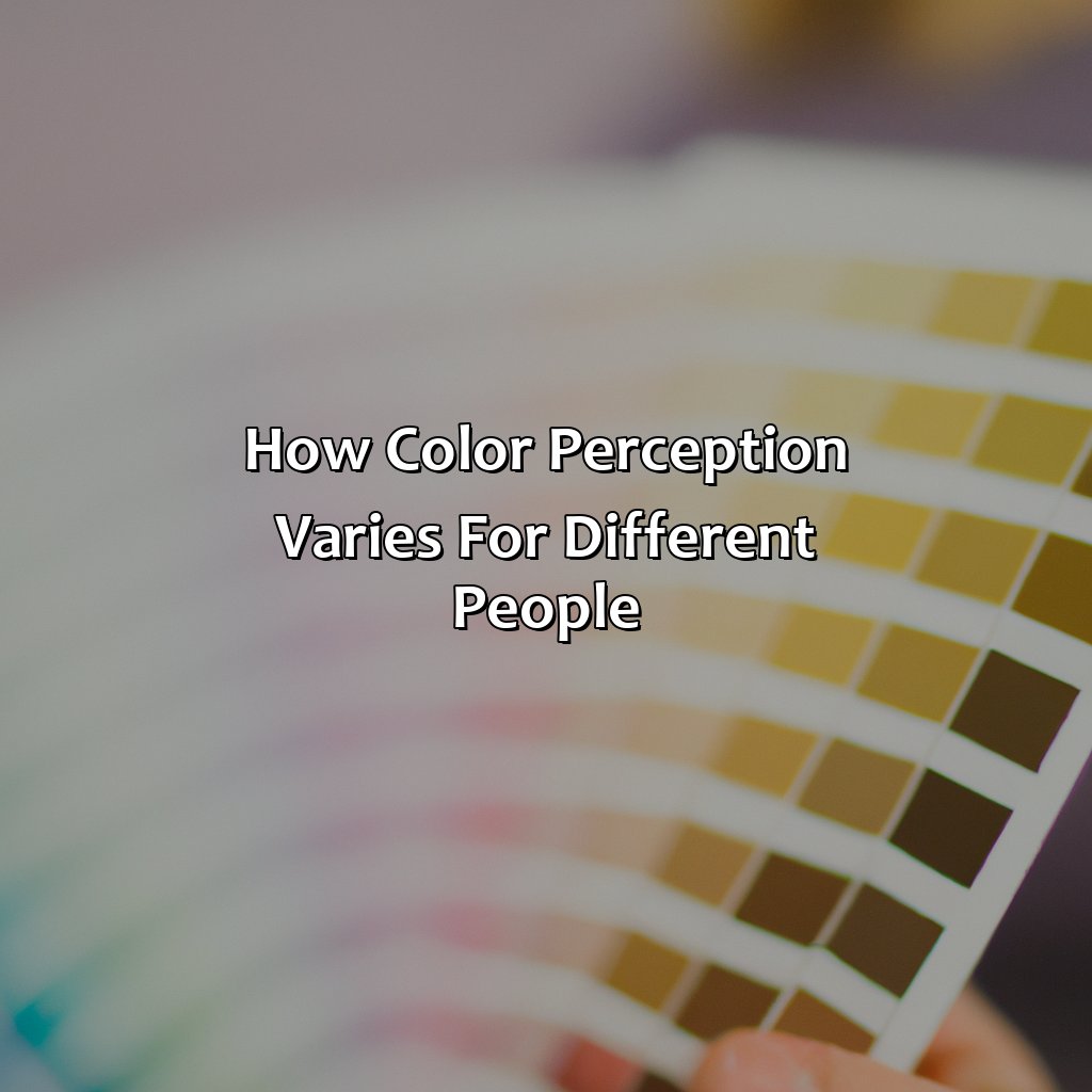 How Color Perception Varies For Different People  - What Color Am I To You, 