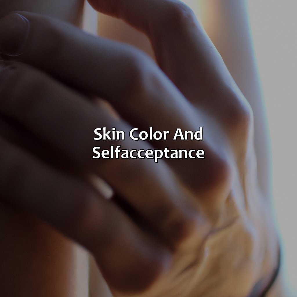Skin Color And Self-Acceptance  - What Color Am.I, 