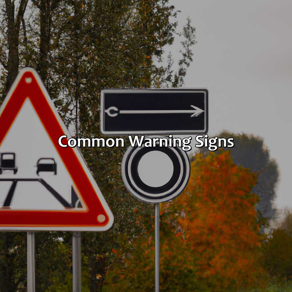 Common Warning Signs  - What Color And Shape Are Warning Signs, 