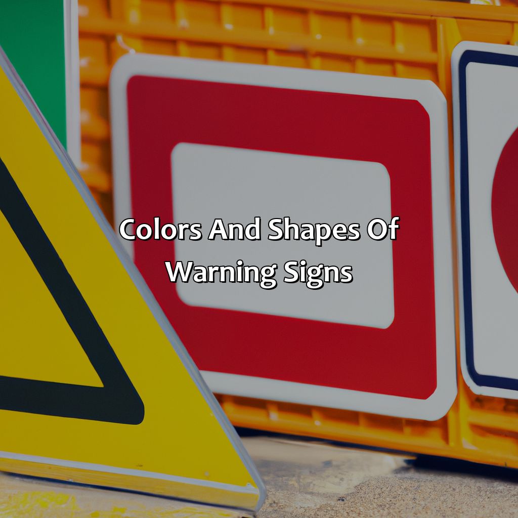 Colors And Shapes Of Warning Signs  - What Color And Shape Are Warning Signs, 