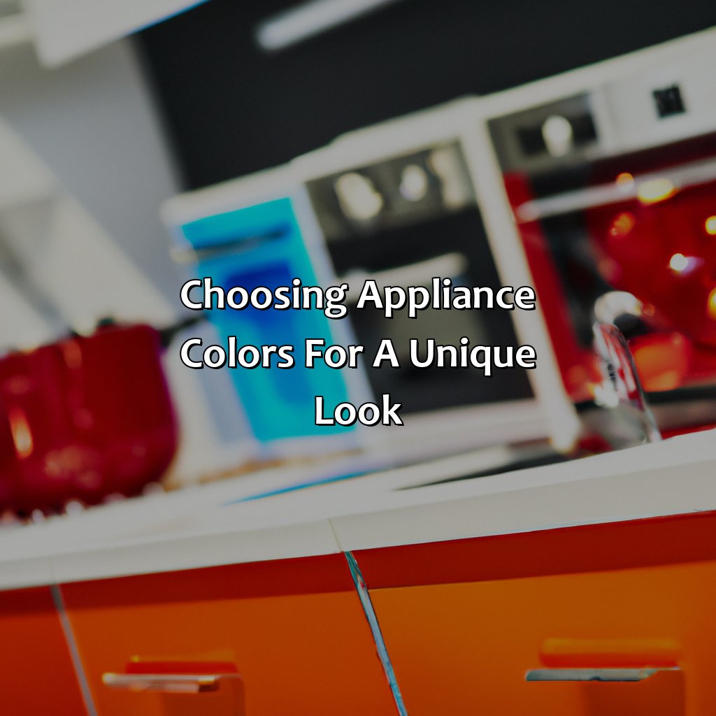 Choosing Appliance Colors For A Unique Look - What Color Appliances With White Cabinets, 