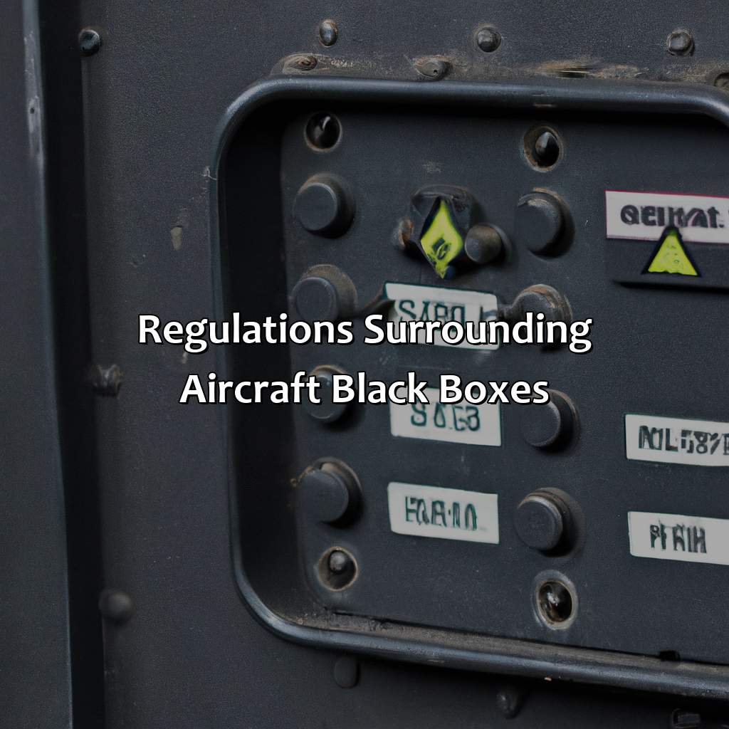 Regulations Surrounding Aircraft Black Boxes  - What Color Are Aircraft Black Boxes, 