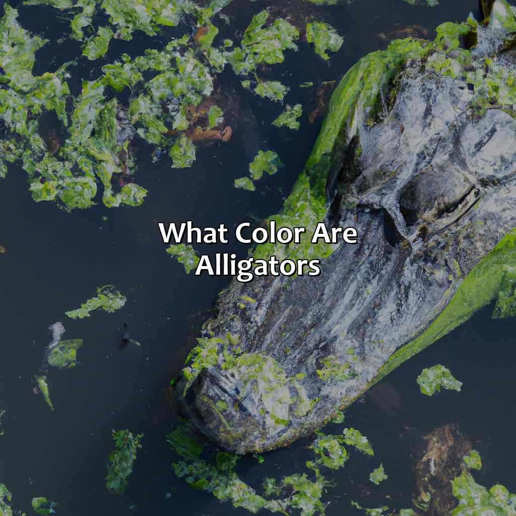 What Color Are Alligators?  - What Color Are Alligators, 