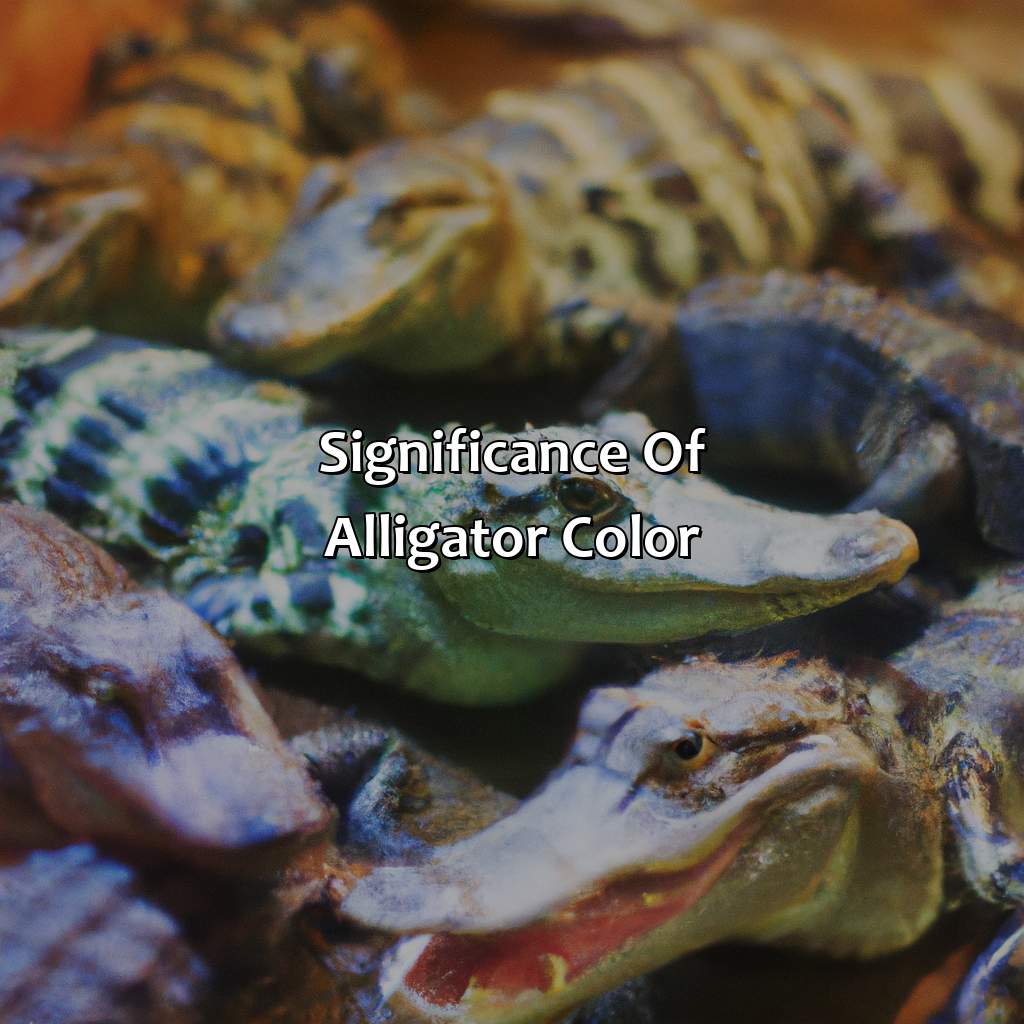 Significance Of Alligator Color  - What Color Are Alligators, 
