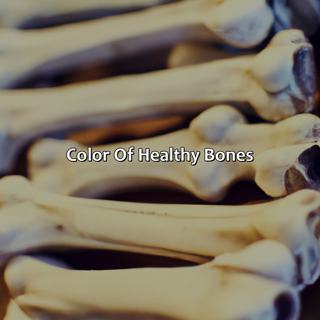 Color Of Healthy Bones  - What Color Are Bones, 