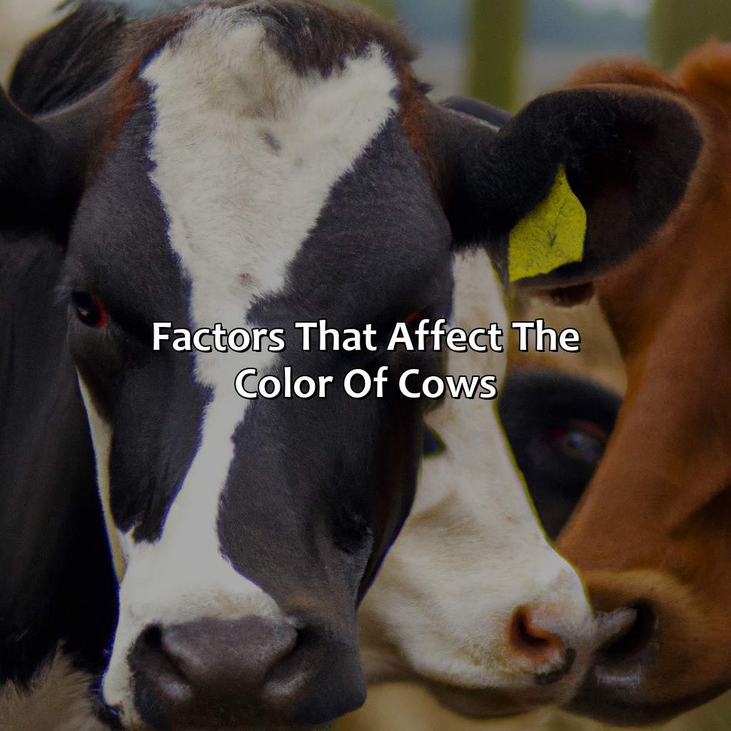 Factors That Affect The Color Of Cows  - What Color Are Cows, 