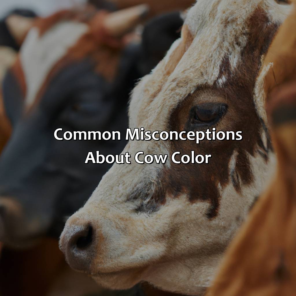 Common Misconceptions About Cow Color  - What Color Are Cows, 
