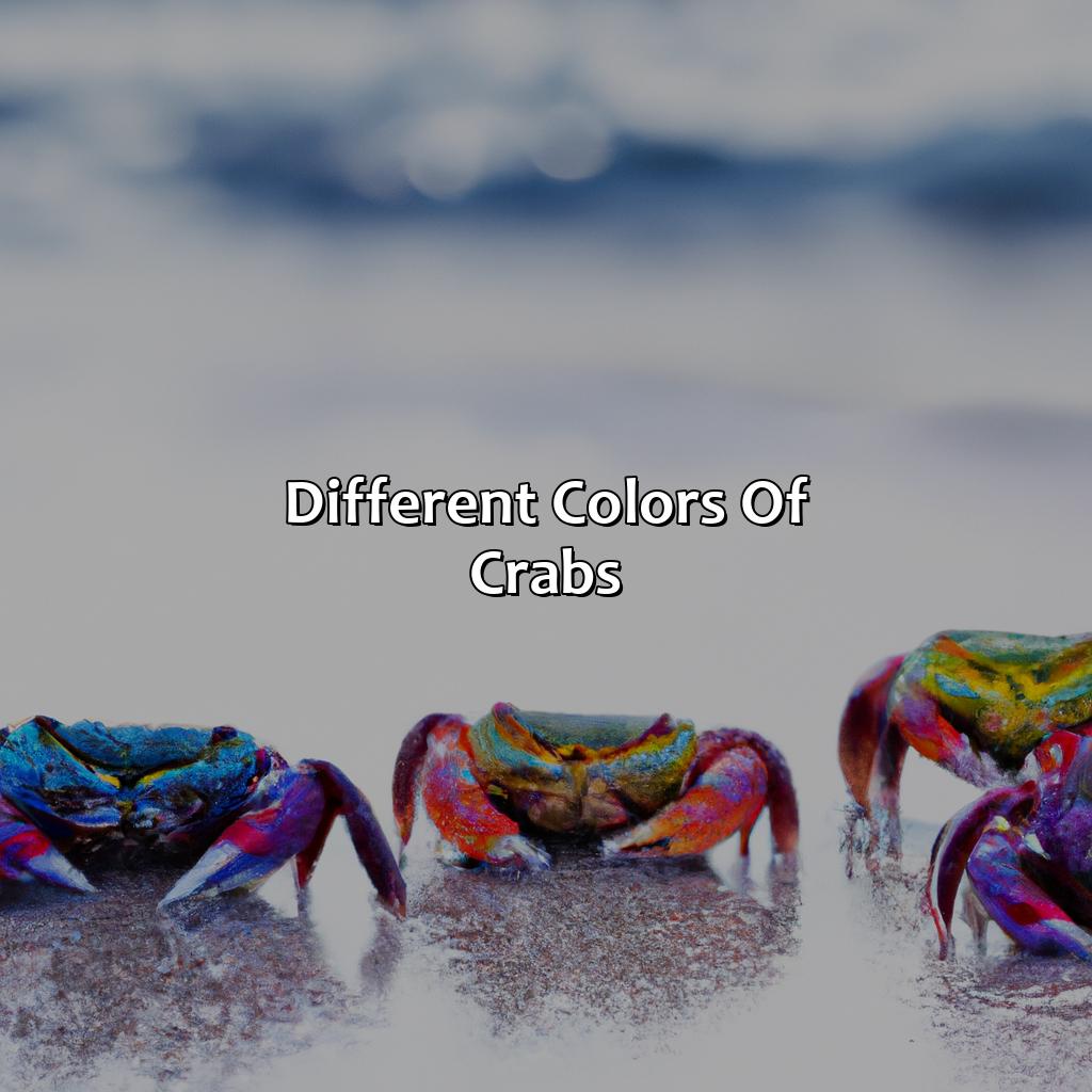 Different Colors Of Crabs  - What Color Are Crabs, 