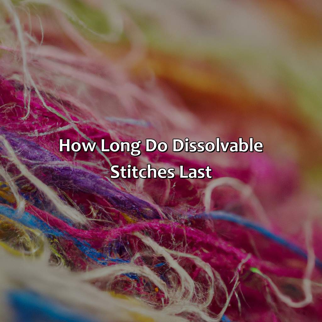 How Long Do Dissolvable Stitches Last?  - What Color Are Dissolvable Stitches, 