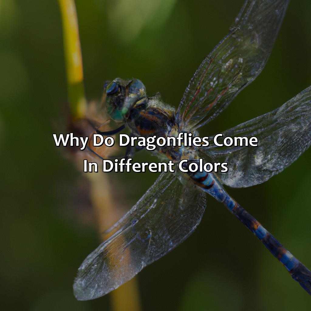Why Do Dragonflies Come In Different Colors?  - What Color Are Dragonflies, 