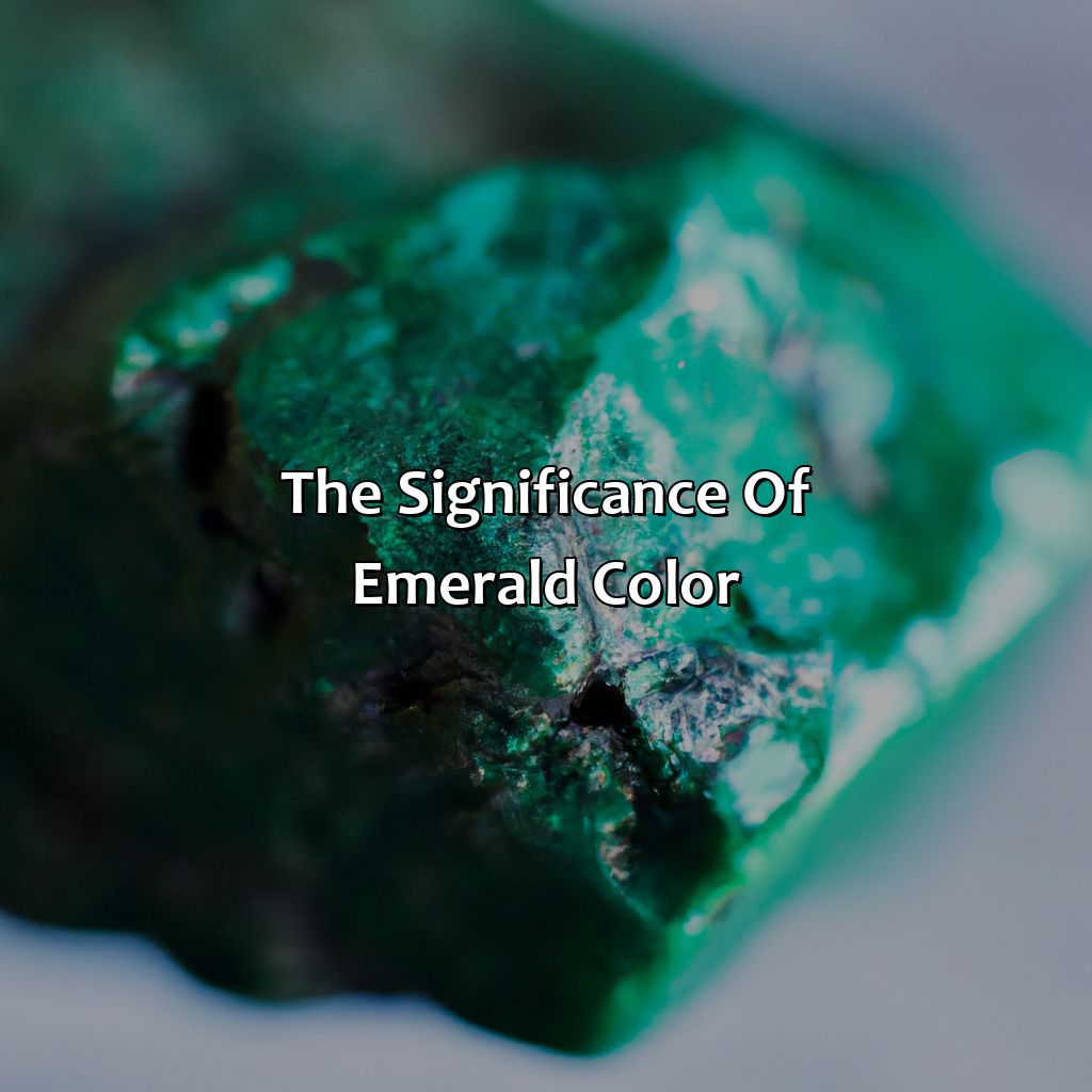The Significance Of Emerald Color  - What Color Are Emeralds, 