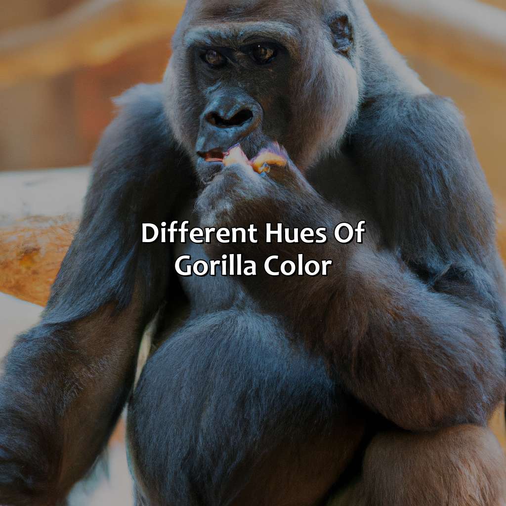 Different Hues Of Gorilla Color  - What Color Are Gorillas, 