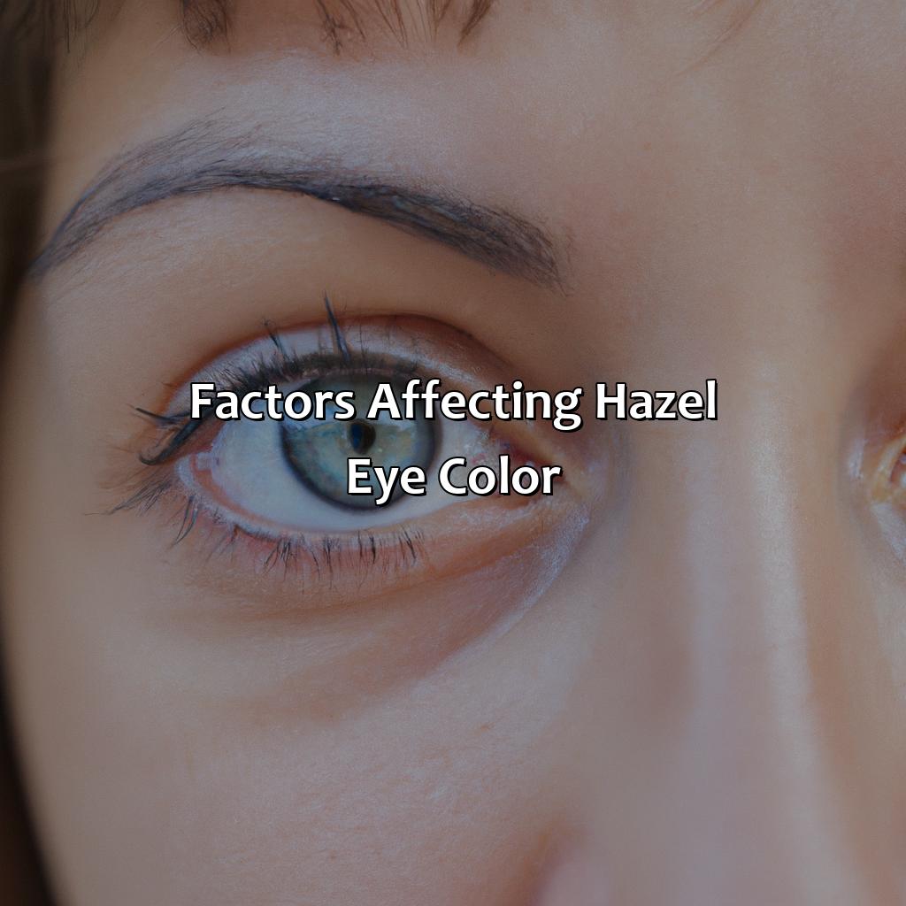 Factors Affecting Hazel Eye Color  - What Color Are Hazel Eyes, 