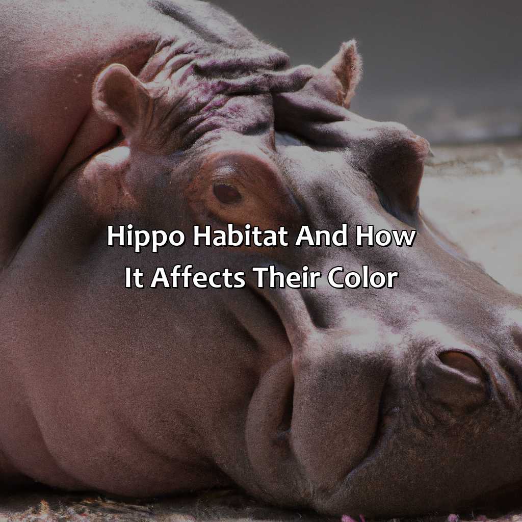 Hippo Habitat And How It Affects Their Color  - What Color Are Hippos, 