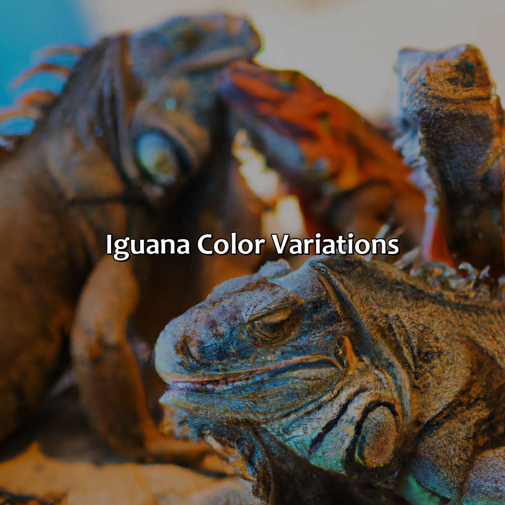 Iguana Color Variations  - What Color Are Iguanas, 