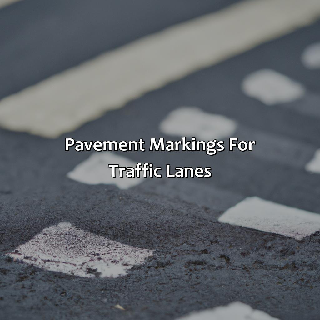 Pavement Markings For Traffic Lanes  - What Color Are Pavement Markings That Separate Traffic Lanes Moving In Opposite Direction?, 