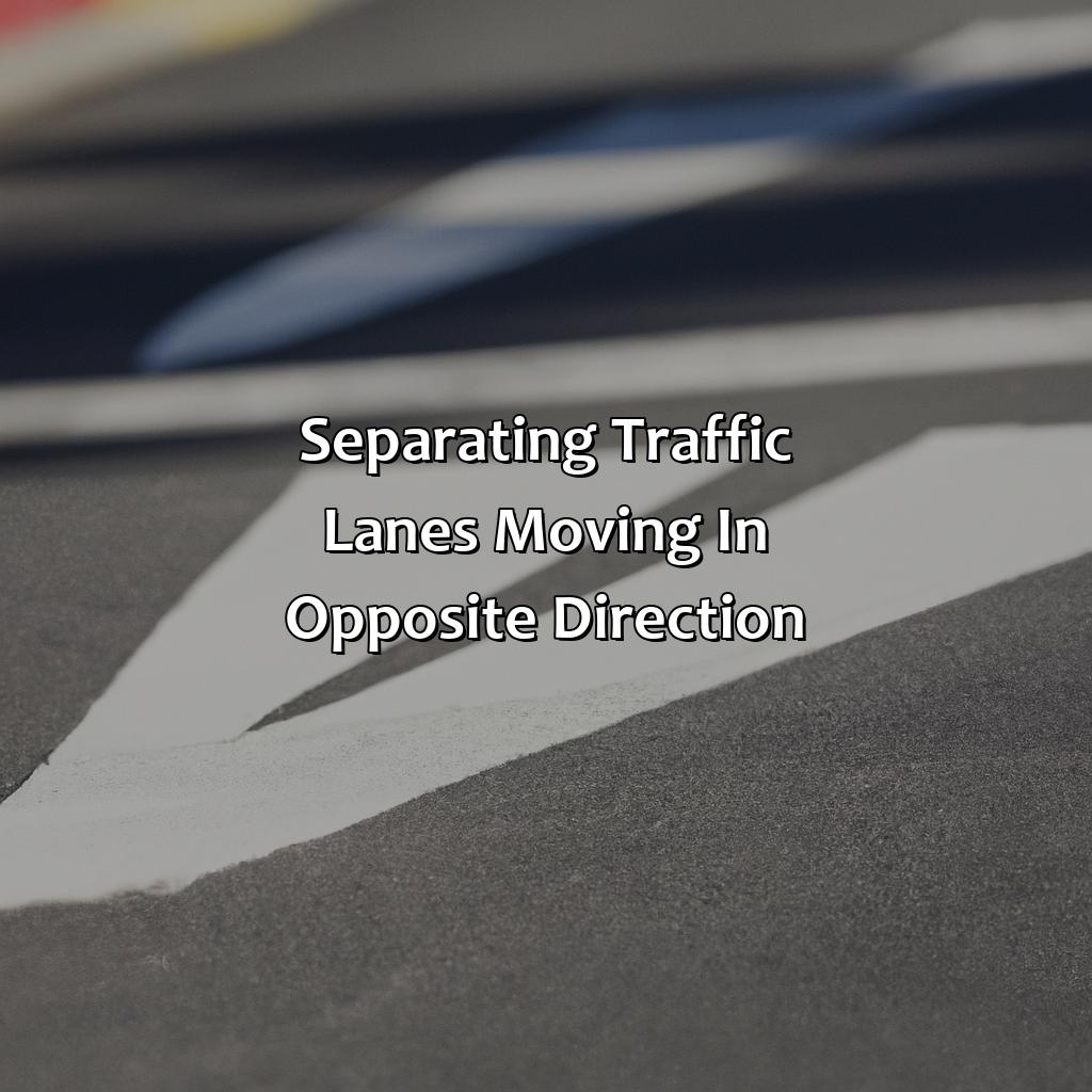 Separating Traffic Lanes Moving In Opposite Direction  - What Color Are Pavement Markings That Separate Traffic Lanes Moving In Opposite Direction?, 