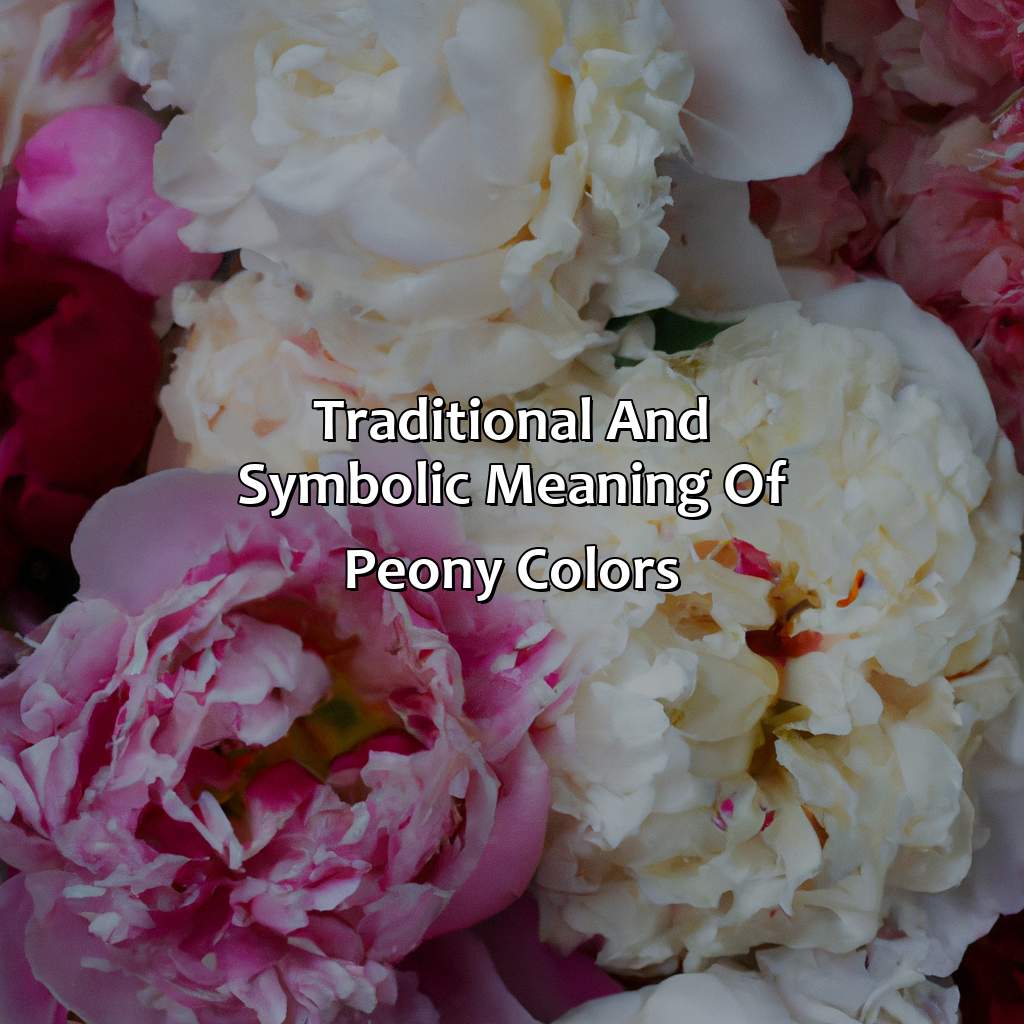Traditional And Symbolic Meaning Of Peony Colors  - What Color Are Peonies, 
