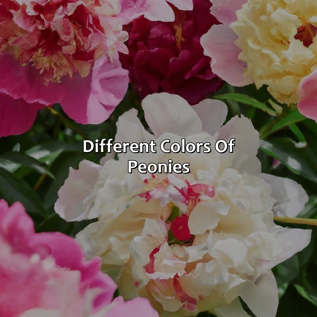 Different Colors Of Peonies  - What Color Are Peonies, 