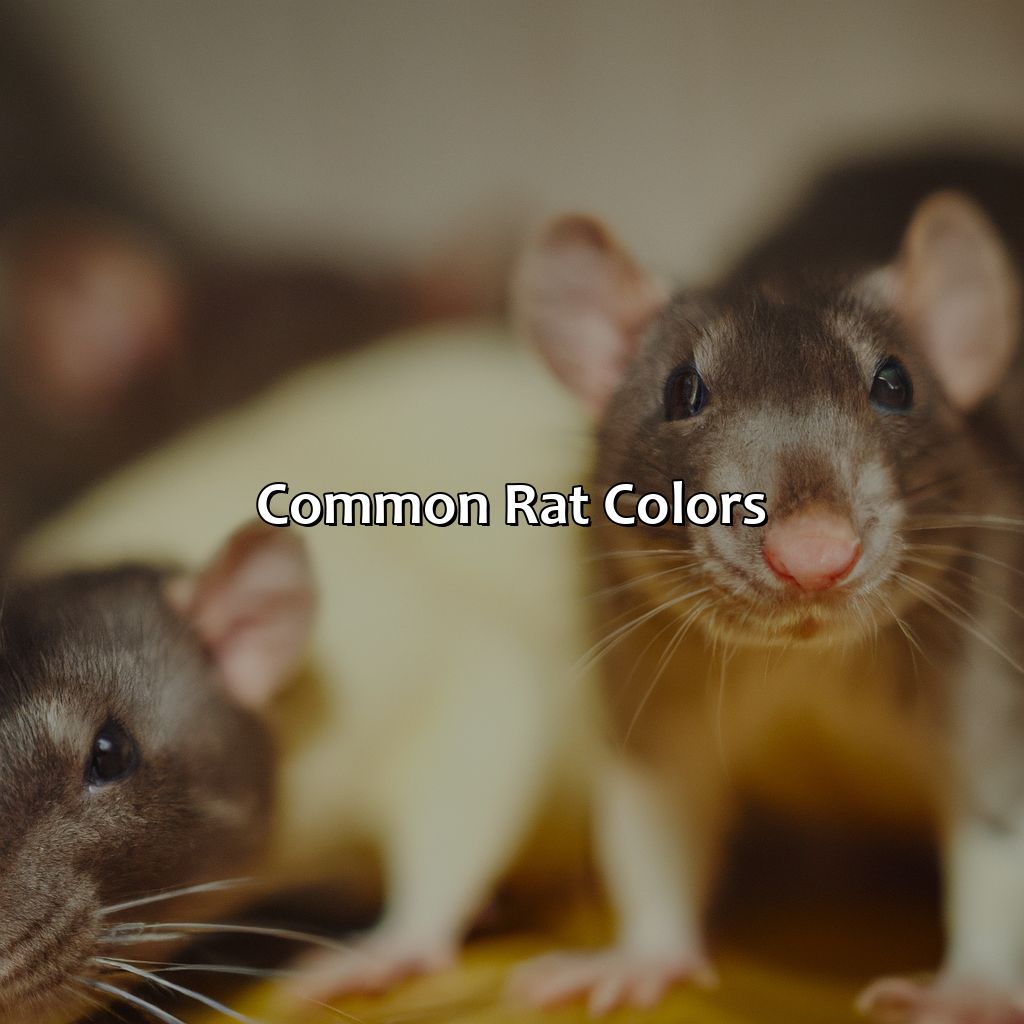 Common Rat Colors  - What Color Are Rats, 