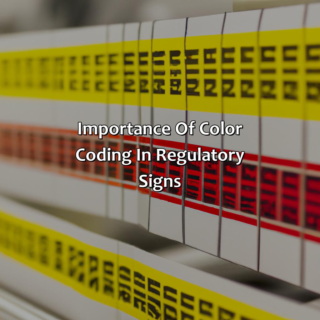Importance Of Color Coding In Regulatory Signs  - What Color Are Regulatory Signs, 