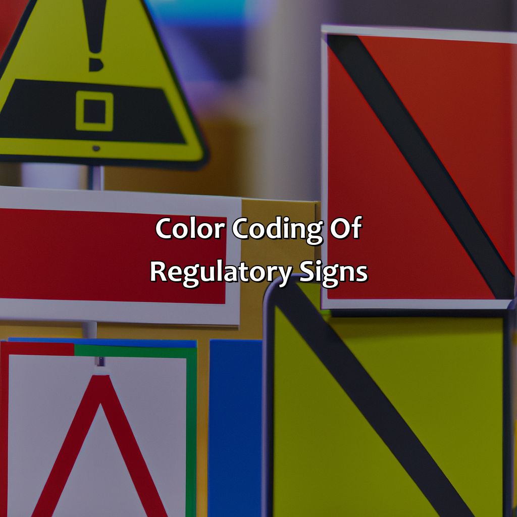 Color Coding Of Regulatory Signs  - What Color Are Regulatory Signs, 