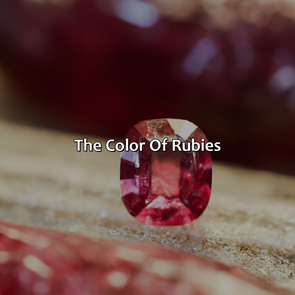 The Color Of Rubies  - What Color Are Rubies, 