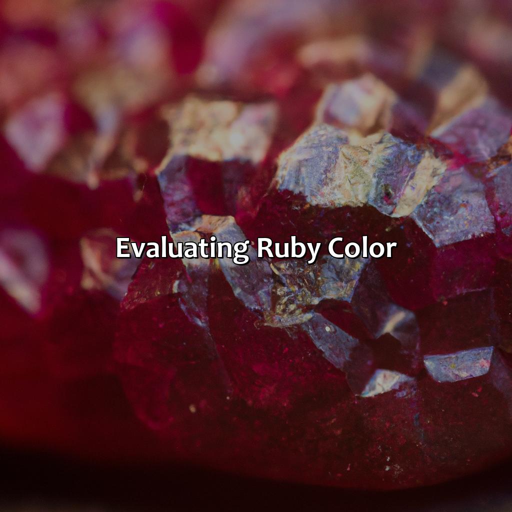 Evaluating Ruby Color  - What Color Are Rubies, 