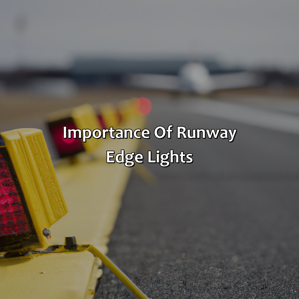 Importance Of Runway Edge Lights  - What Color Are Runway Edge Lights, 