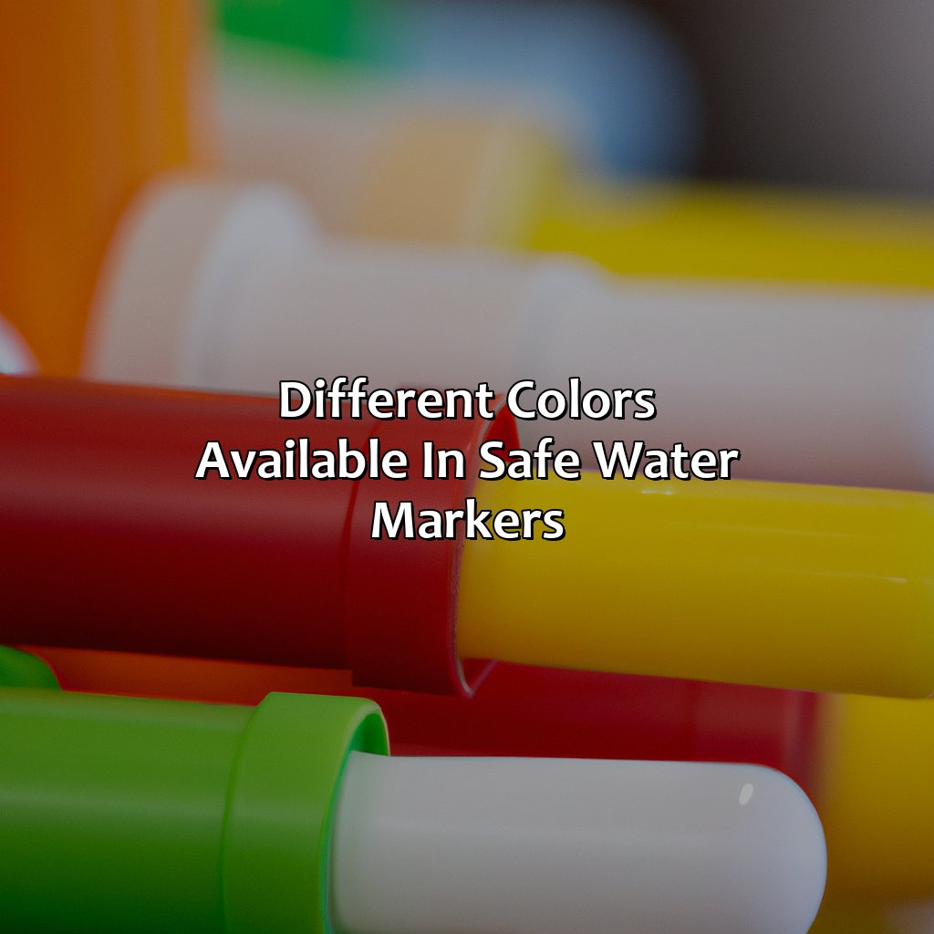 Different Colors Available In Safe Water Markers  - What Color Are Safe Water Markers, 