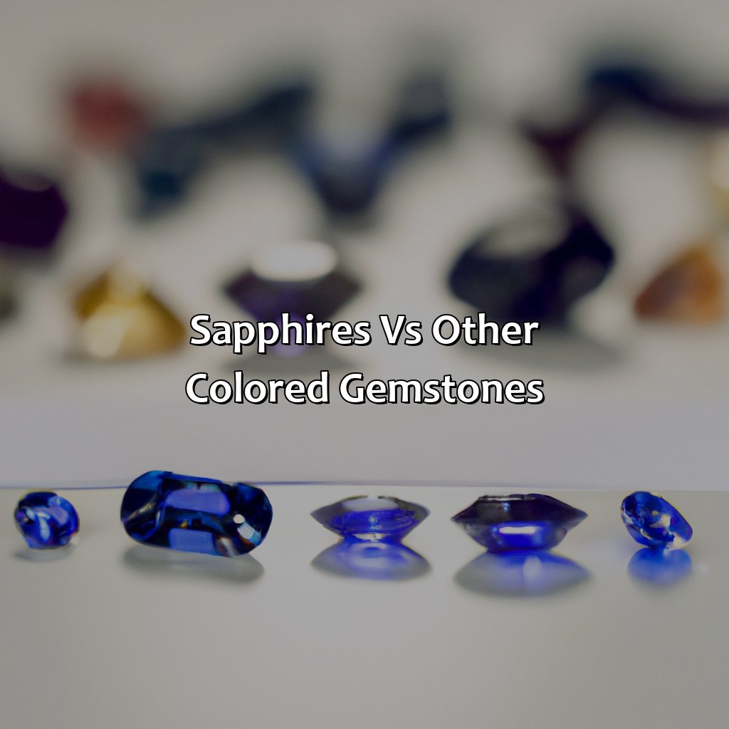 Sapphires Vs. Other Colored Gemstones  - What Color Are Sapphires, 