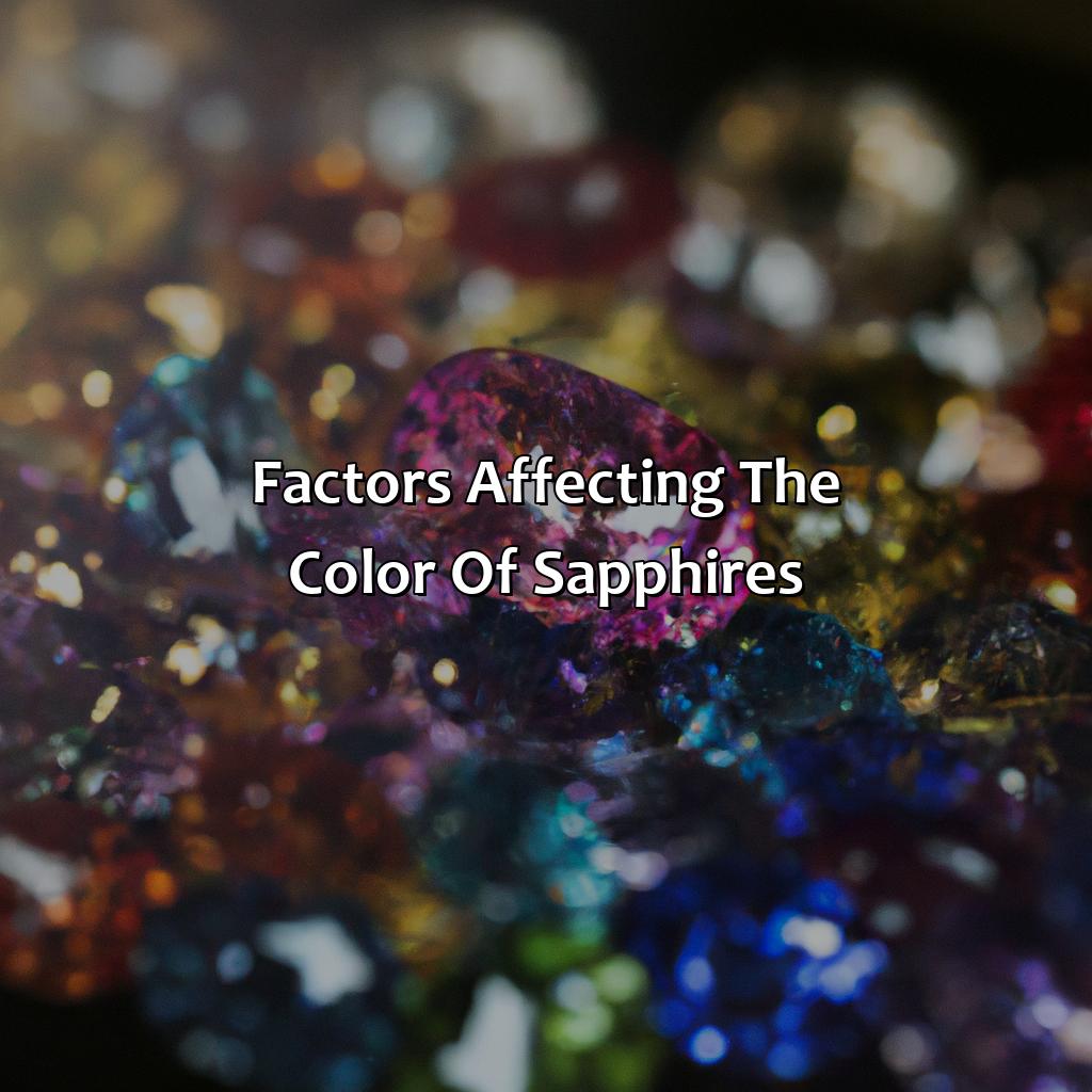 Factors Affecting The Color Of Sapphires  - What Color Are Sapphires, 