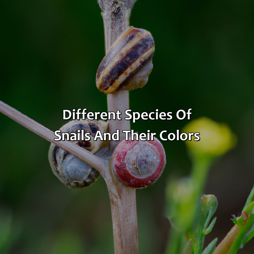 Different Species Of Snails And Their Colors  - What Color Are Snails, 