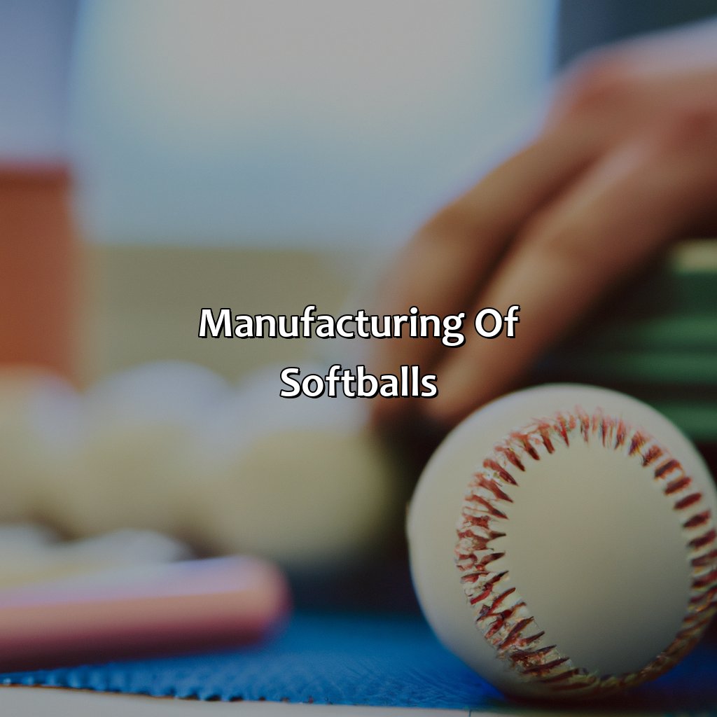 Manufacturing Of Softballs  - What Color Are Softballs, 