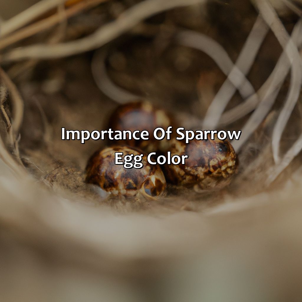 Importance Of Sparrow Egg Color  - What Color Are Sparrow Eggs, 