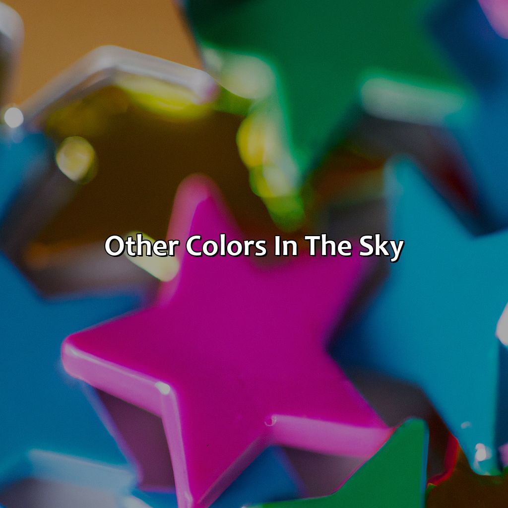 Other Colors In The Sky  - What Color Are Stars In The Sky, 