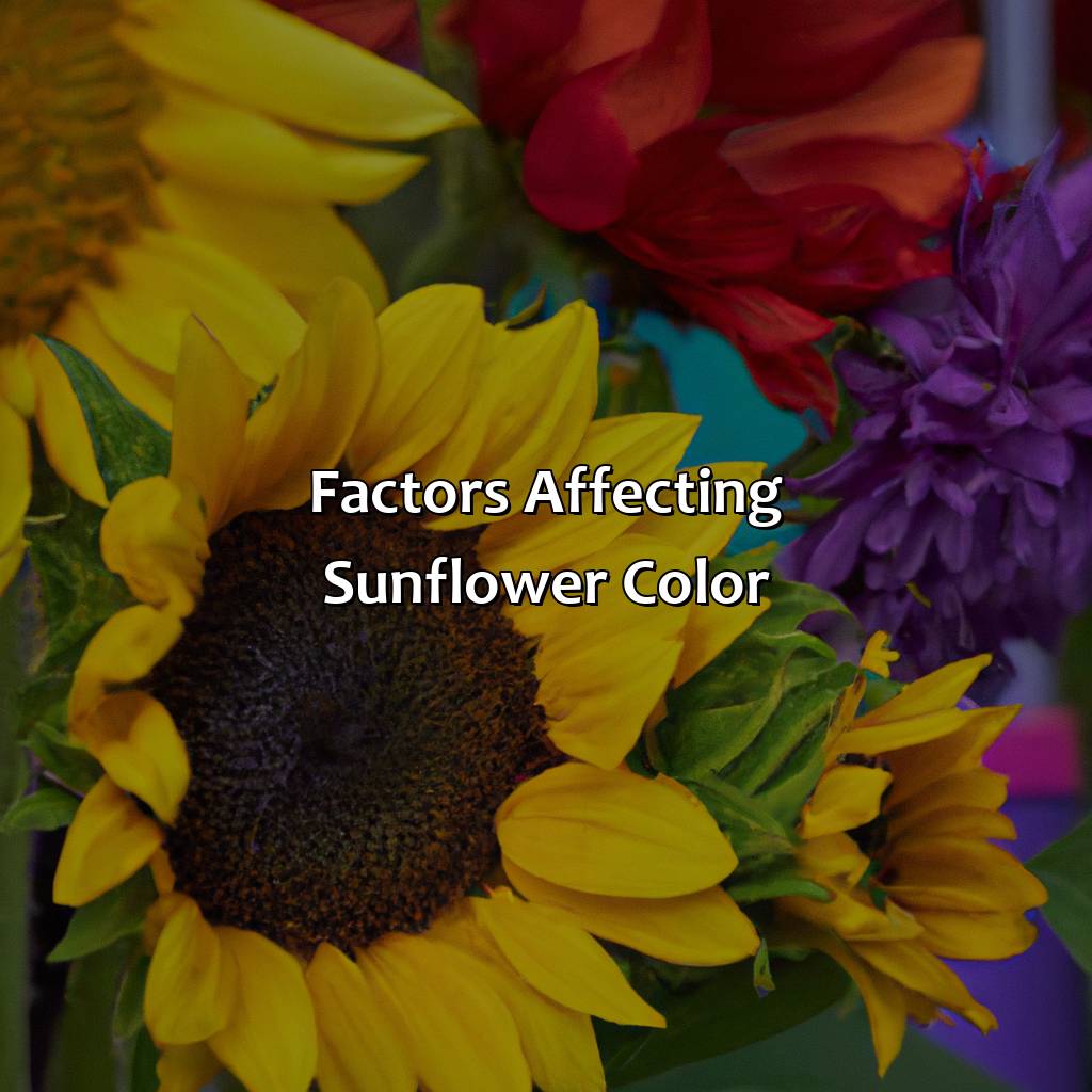 Factors Affecting Sunflower Color  - What Color Are Sunflowers, 